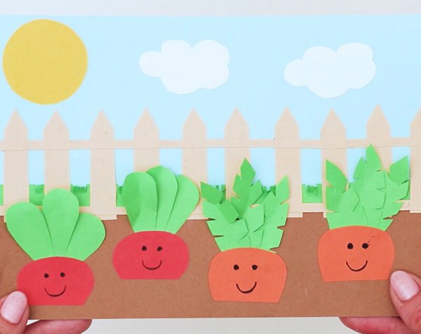 Аппликация наша грядка