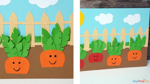 Аппликация огород