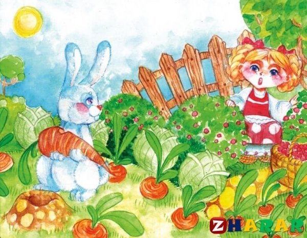 Зайчик с овощами