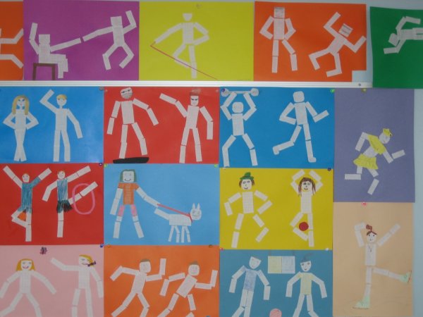 Аппликация на тему спорт в старшей группе