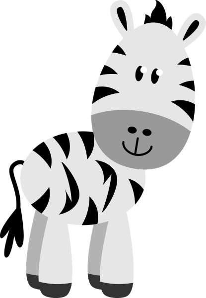 Трафарет зебры для аппликации