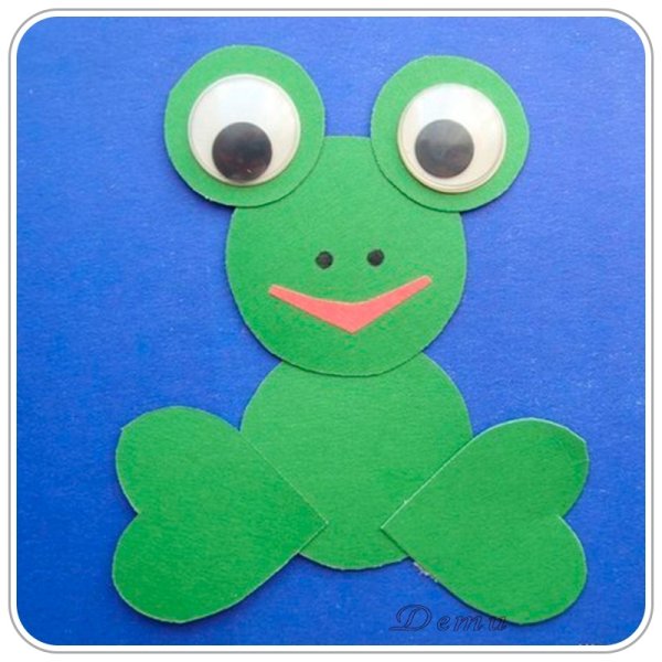 Аппликация из бумаги