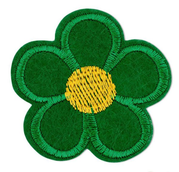 Аппликация зеленая делям