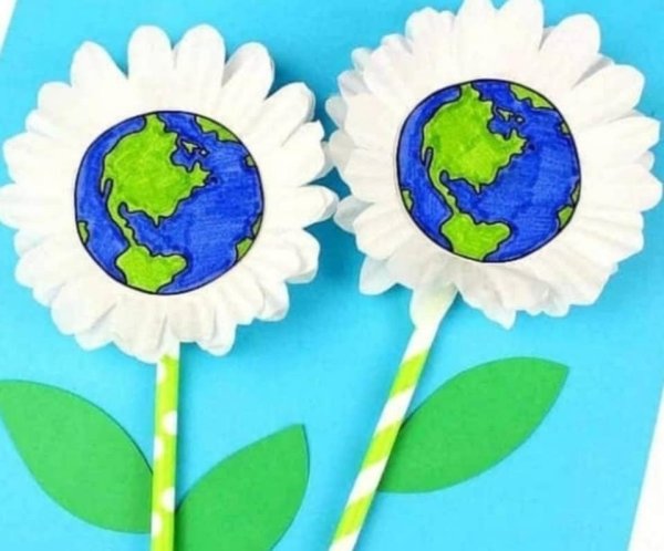 Поделки к Дню земли из бумаги