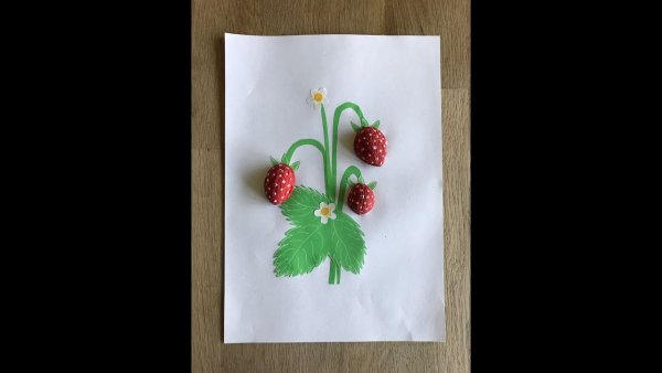 Поделка ягоды для детей