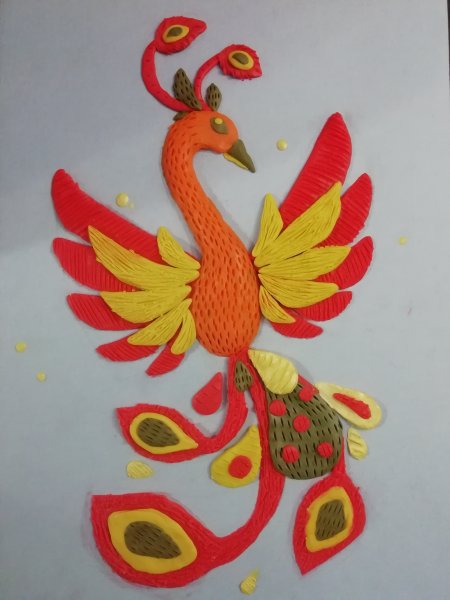 Лепка Жар птица
