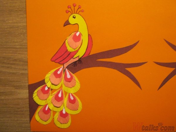 Аппликация «Сказочная птица» т.с. Комарова с.87