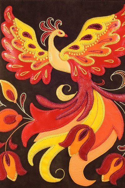 Хохломская роспись Жар птица