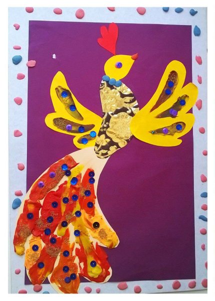 Жар птица поделка