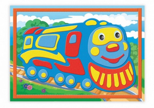 Аппликация железная дорога