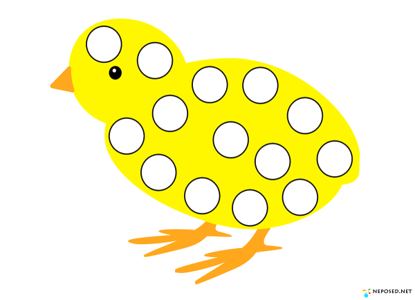 Шаблоны для пальчикового рисования