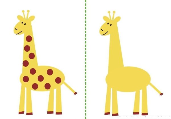 Аппликация Жираф для малышей