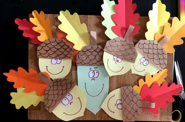 Поделки из бумаги осень