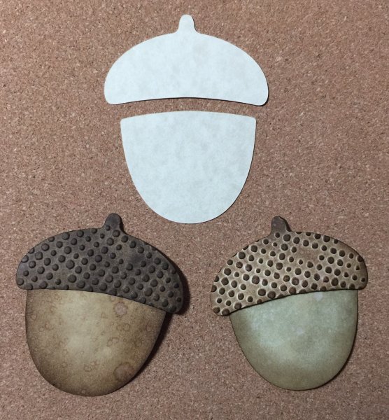 Желудь из ткани