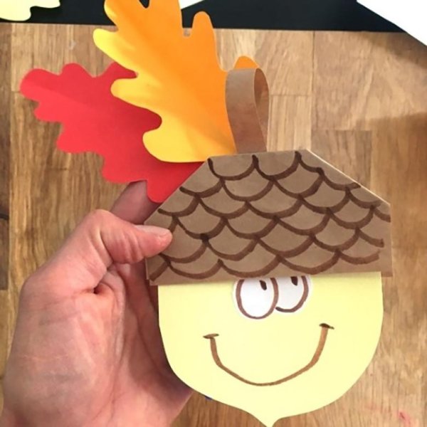 Поделки из бумаги осень