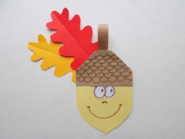 Поделка Желудь для дошкольников