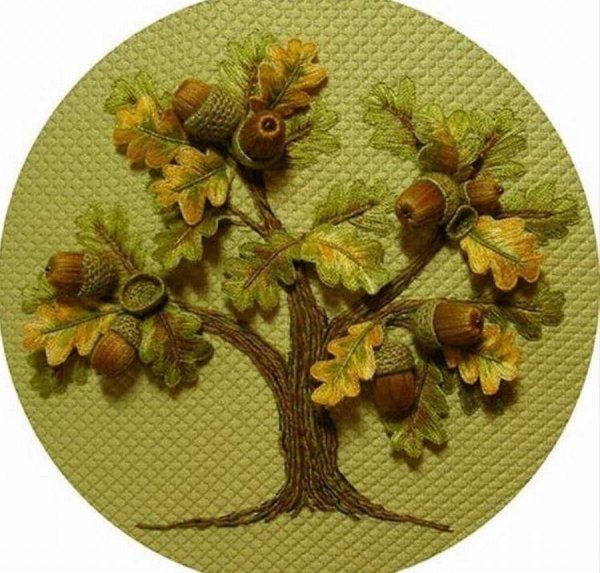 Панно из природного материала