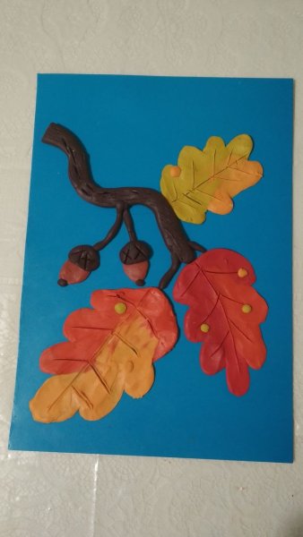 Аппликация пластилином