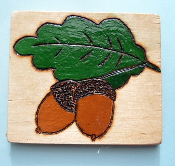 Аппликация Желудь