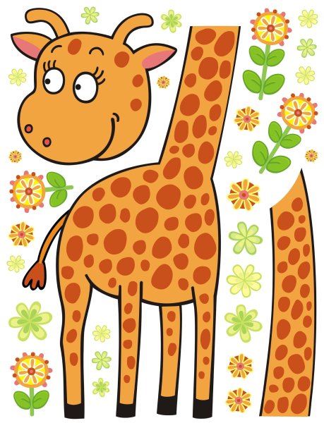 Наклейки Жирафы