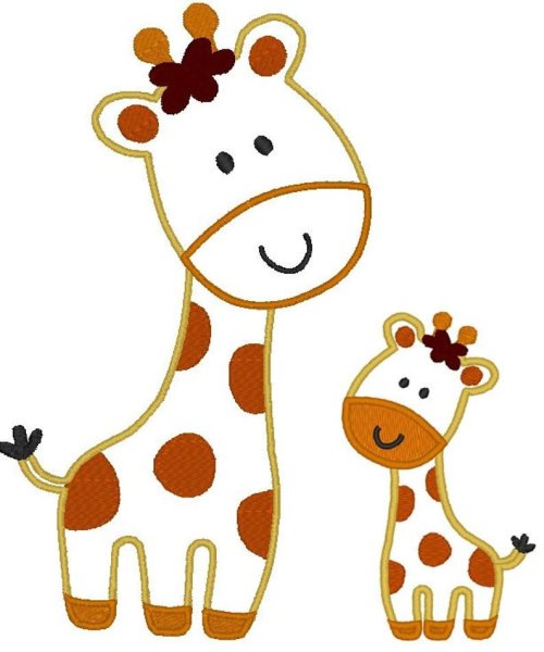 Аппликация Жираф