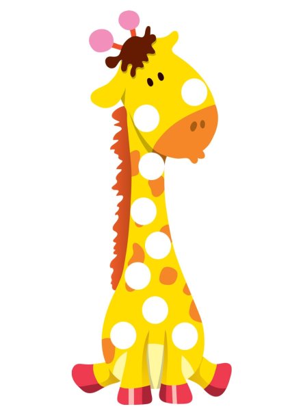 Пластилиновые заплатки Жираф