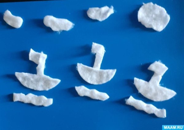 Аппликация живые облака