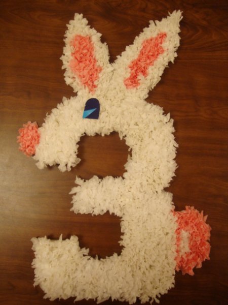 Поделка в виде буквы