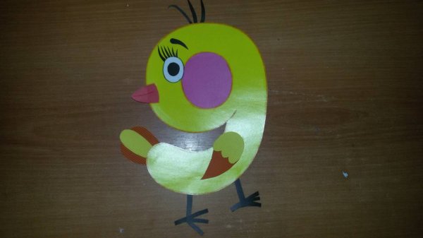 Поделка веселая цифра