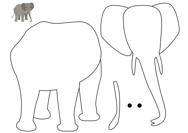 Животные аппликация для детей