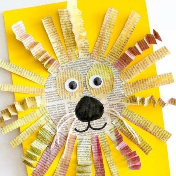 Аппликация из журналов