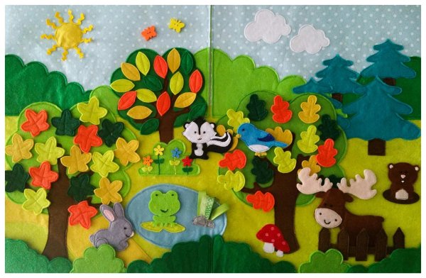 Панно из фетра для детей