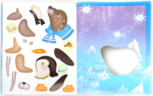 Животные Арктики и Антарктики аппликация