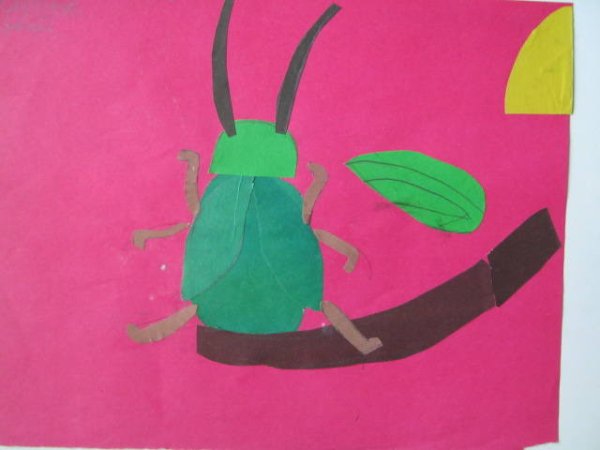 Аппликация Жук