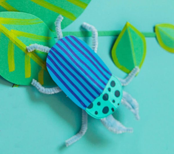 Поделка жука для детей