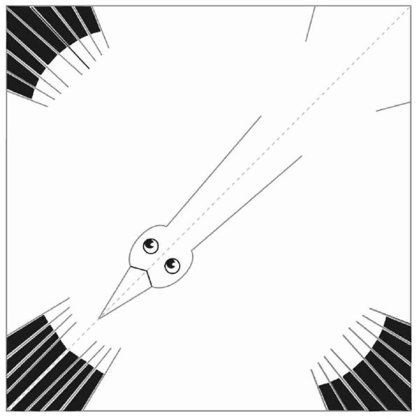 Аист из бумаги