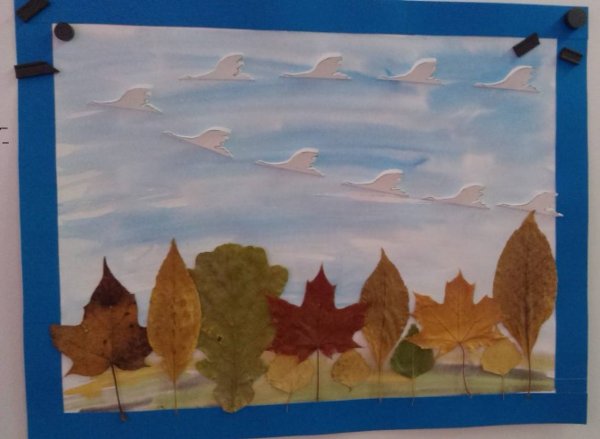 Поделка птицы улетают