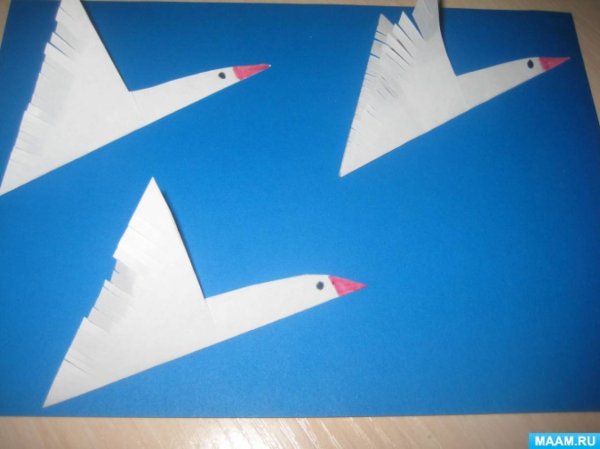 Аппликацияперелетнве птицы