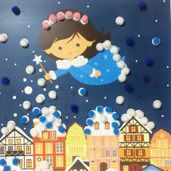 Аплекации на тему ,,зима"