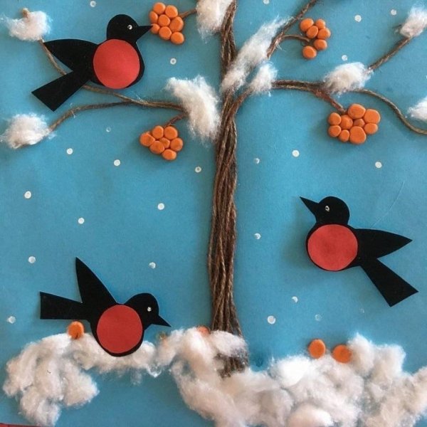 Зимняя поделка в детский сад