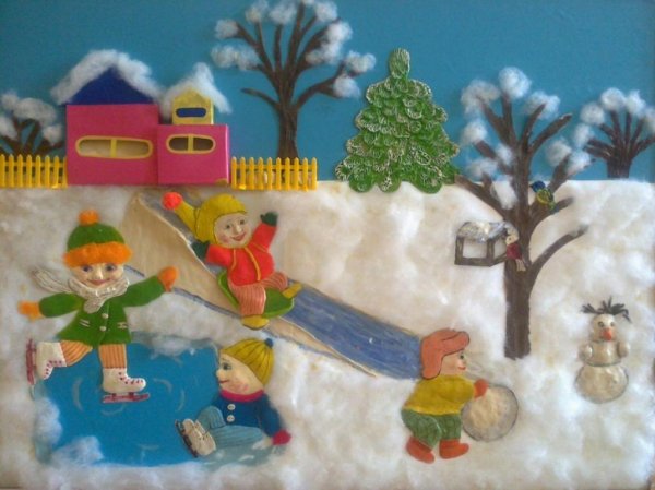 Поделка зимние забавы