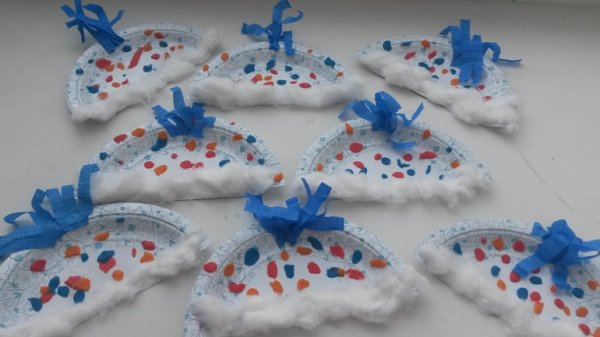 Зимние поделки средняя группа