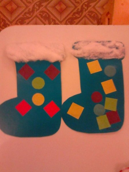 Аппликация в средней группе на тему одежда