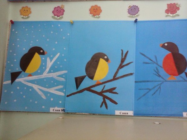 Птицы вторая младшая группа