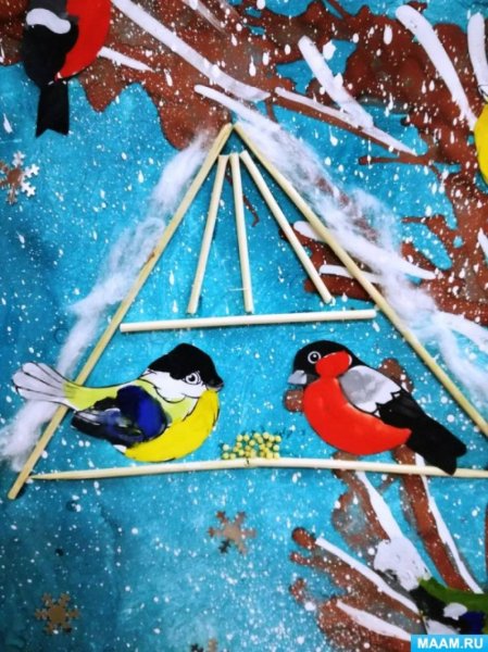 Аппликация зима