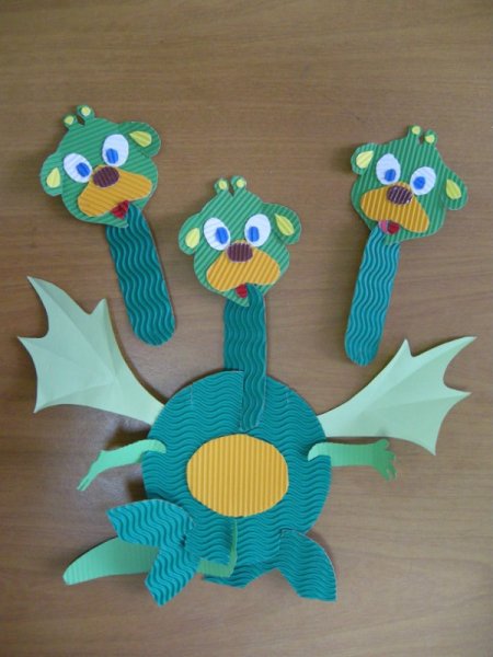 Поделка дракончик