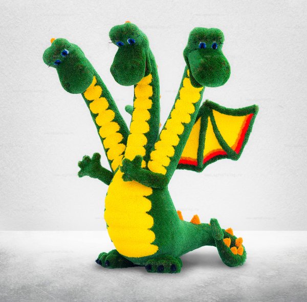 Садовая фигура "змей Горыныч"