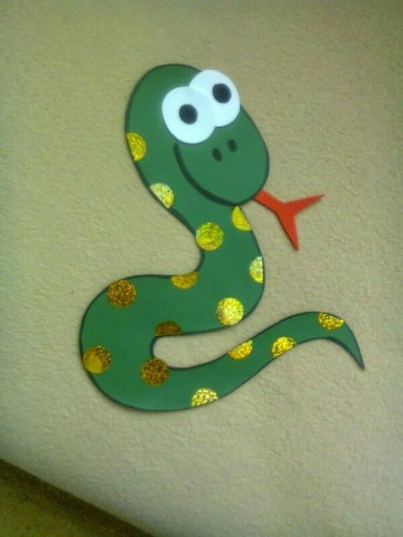 Поделка змея