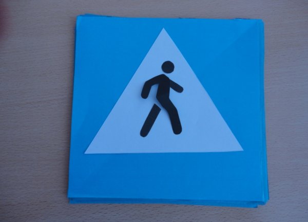 Поделки из бумаги дорожные знаки