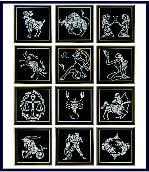 Вышить знаки зодиака крестиком